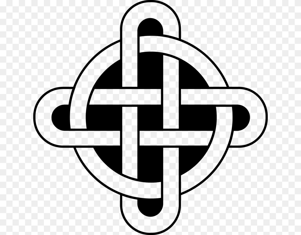 Celtic Knot Celts Celtic Art Celtic Cross, Gray Free Png Download