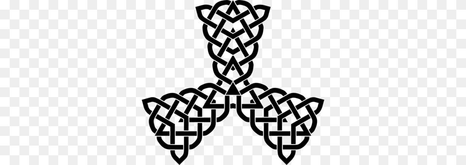 Celtic Knot Celts Ornament Art, Gray Free Png