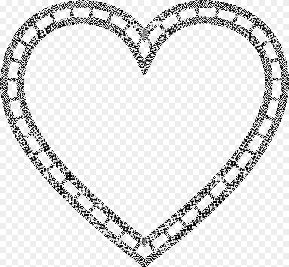 Celtic Knot Clipart, Heart Free Png
