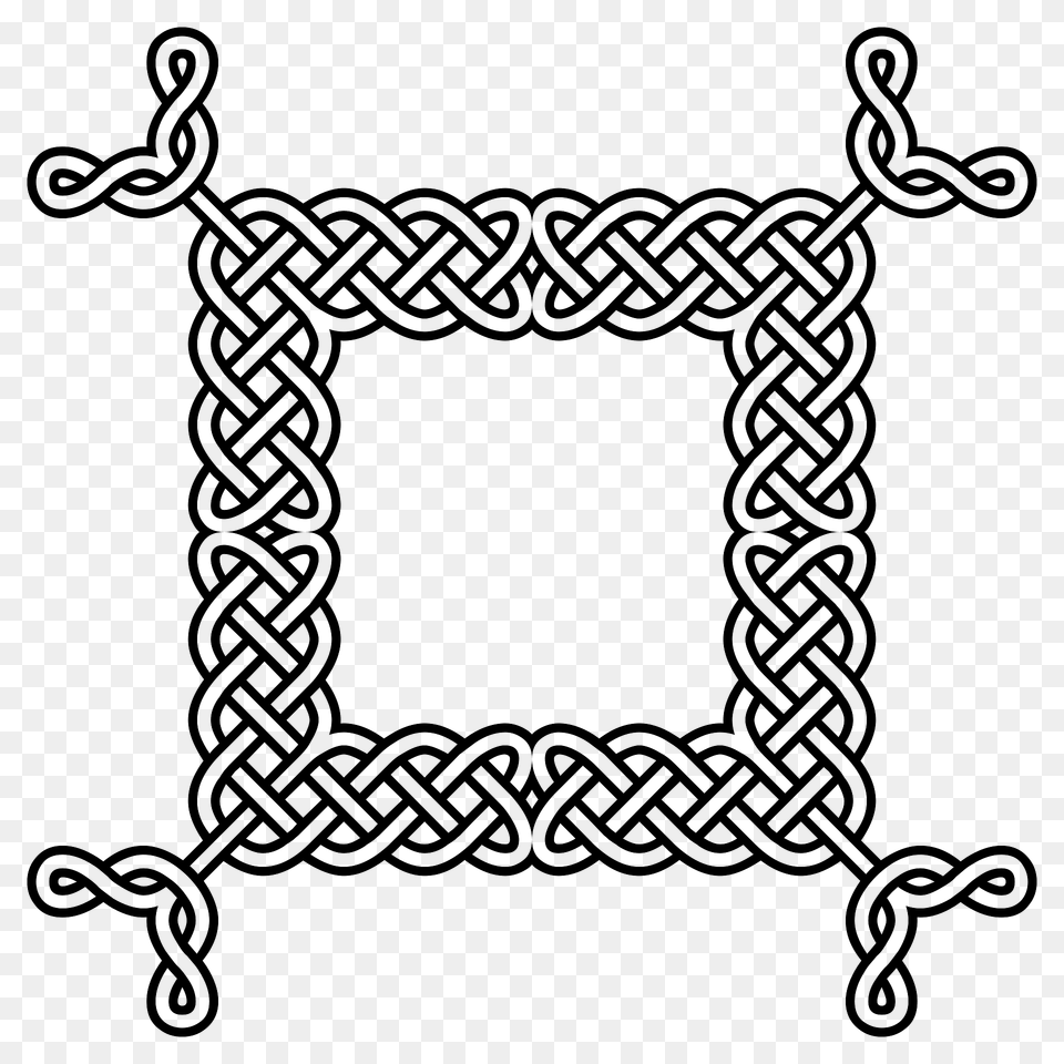 Celtic Knot Frame Clipart, Rope, Dynamite, Weapon, Home Decor Free Png