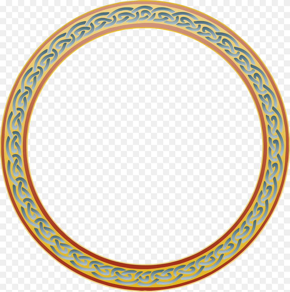 Celtic Knot Frame Clipart, Art, Oval, Porcelain, Pottery Png