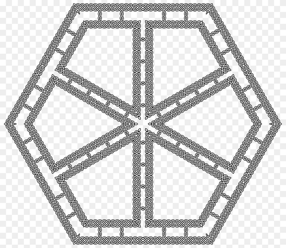 Celtic Knot Hexagon Clipart, Armor Free Transparent Png