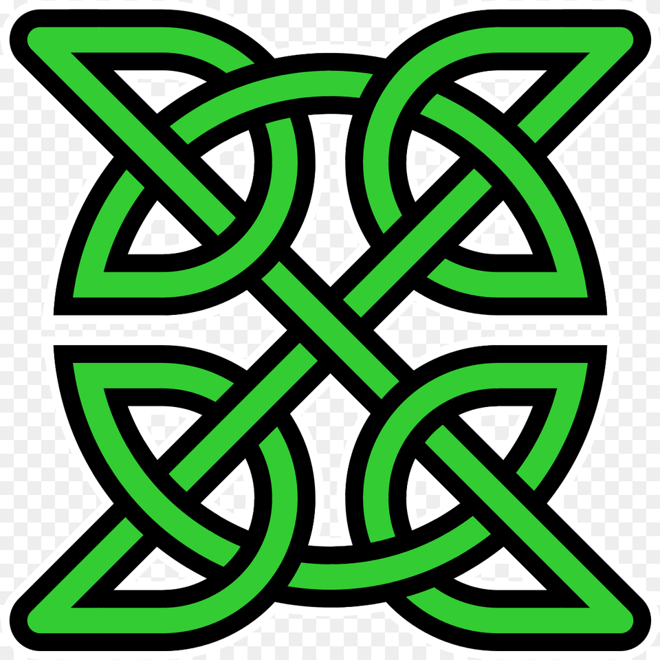 Celtic Knot Insquare Green Transparentbg Celtic Knot Symbol Free Transparent Png