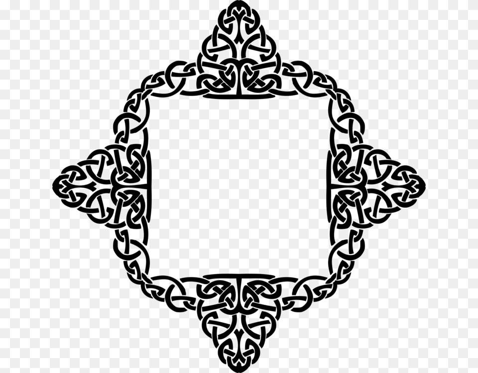 Celtic Knot Line Art Drawing Celts, Gray Png Image