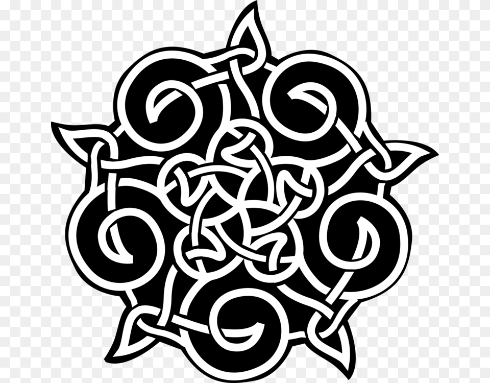 Celtic Knot Ornament Celts Celtic Art, Stencil, Text, Symbol, Dynamite Free Png