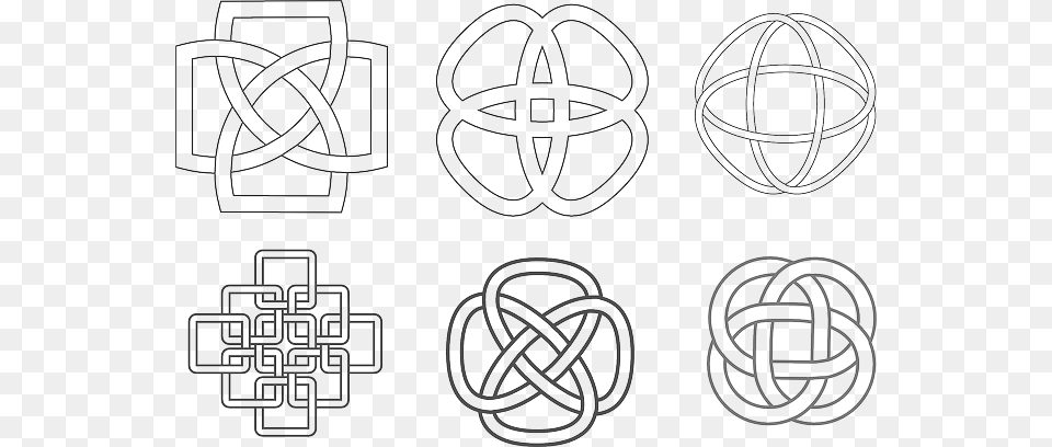 Celtic Knot Simple Symbols Patterns Knots Celtic Knots Coloring Book, Art Free Png