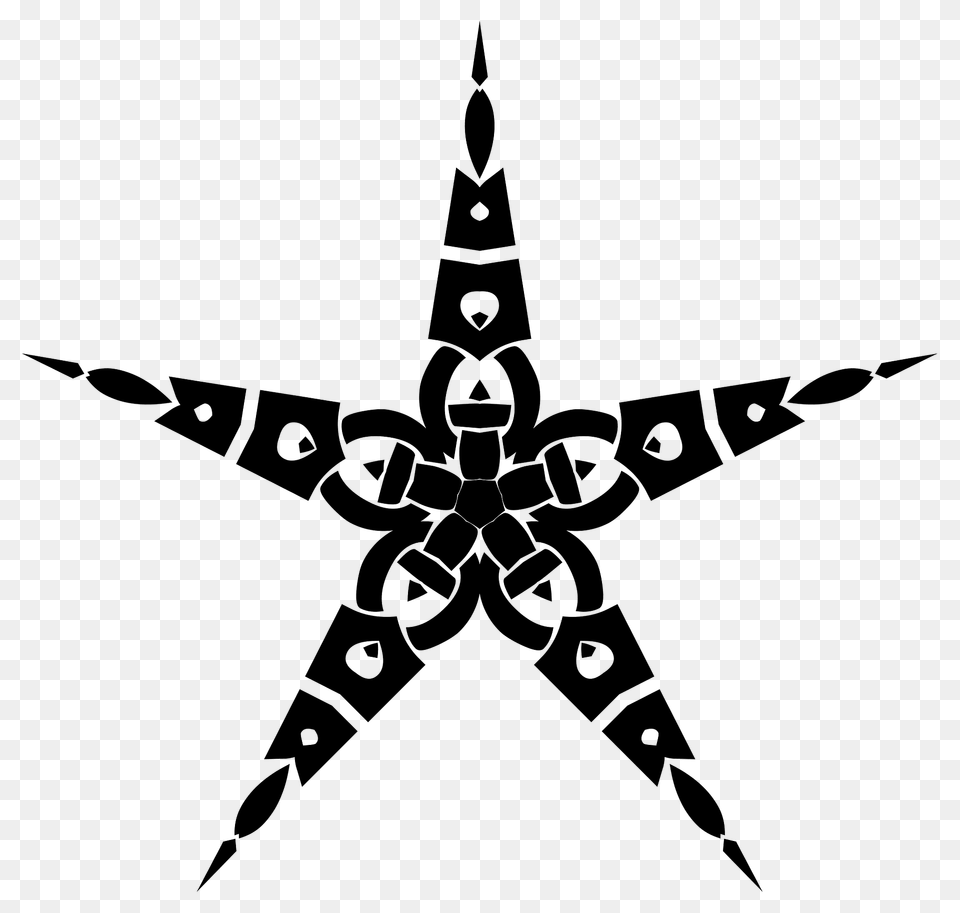 Celtic Knot Star Clipart, Symbol, Animal, Fish, Sea Life Free Transparent Png