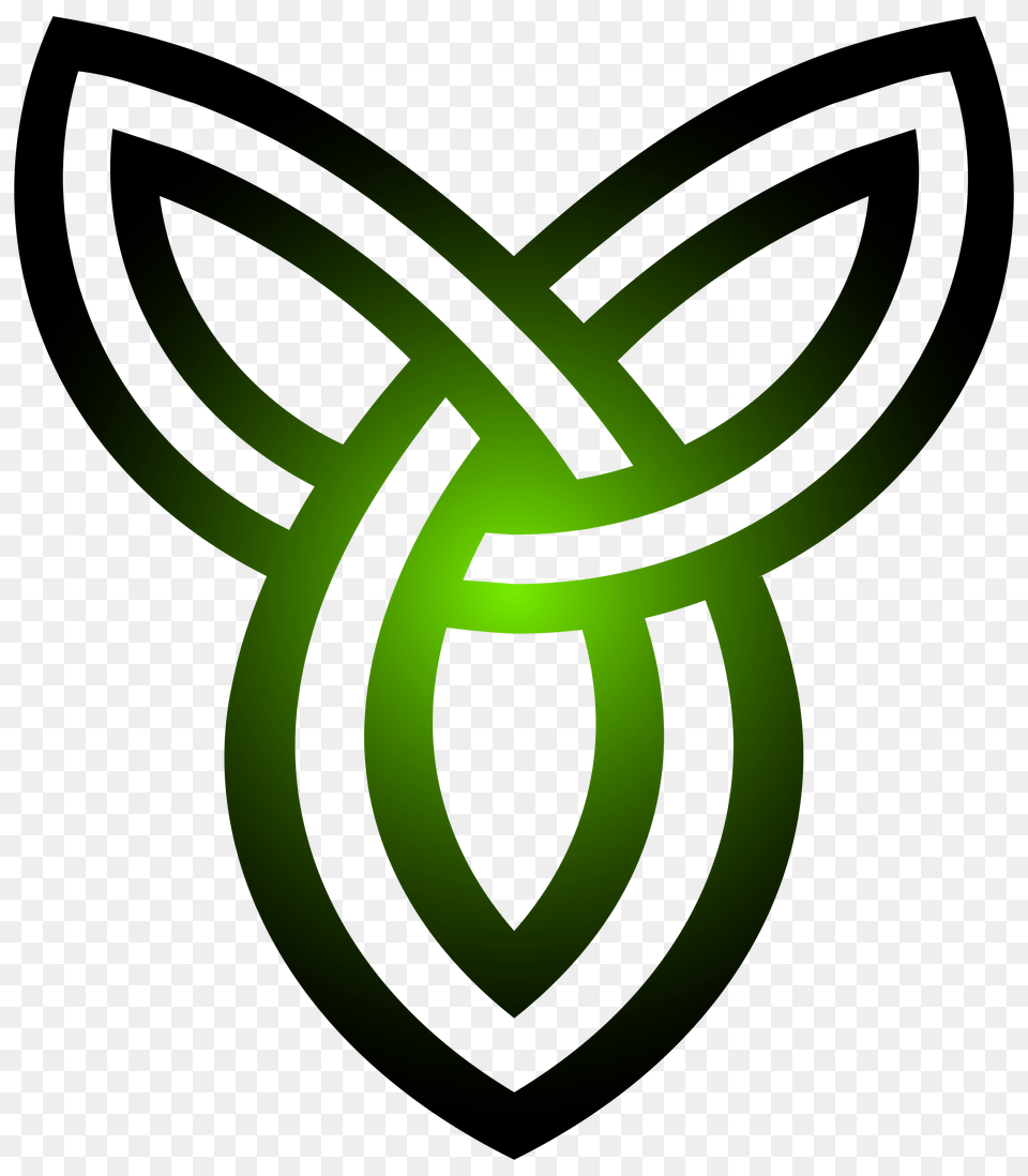 Celtic Knot Transparent Clip Art, Green Png