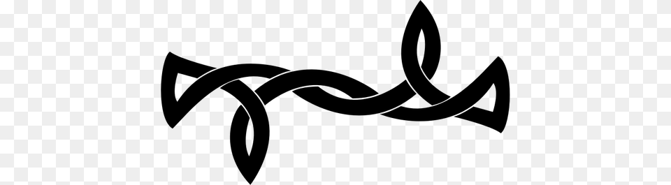 Celtic Knot Vector Drawing, Gray Free Transparent Png