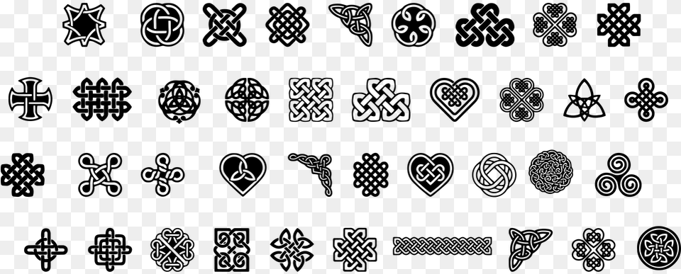 Celtic Knots, Gray Free Transparent Png