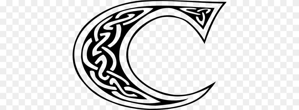 Celtic Letter C, Lighting Free Png Download