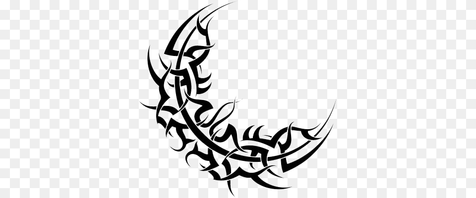 Celtic Moon And Star Tattoo, Calligraphy, Handwriting, Text Free Png
