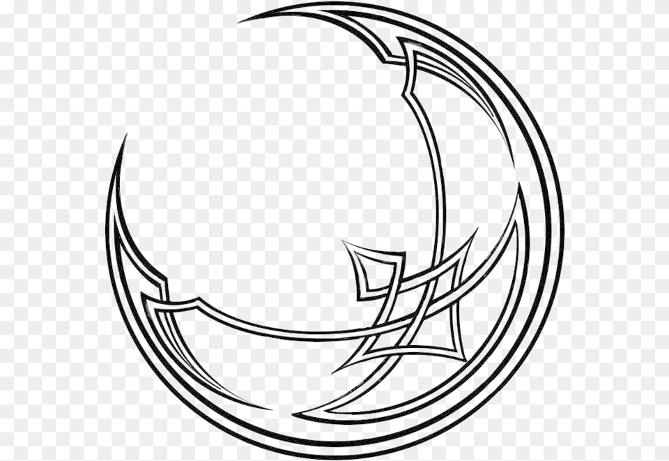Celtic Moon Online Photo Editor Celtic Crescent Moon, Emblem, Symbol, Chandelier, Lamp Free Png