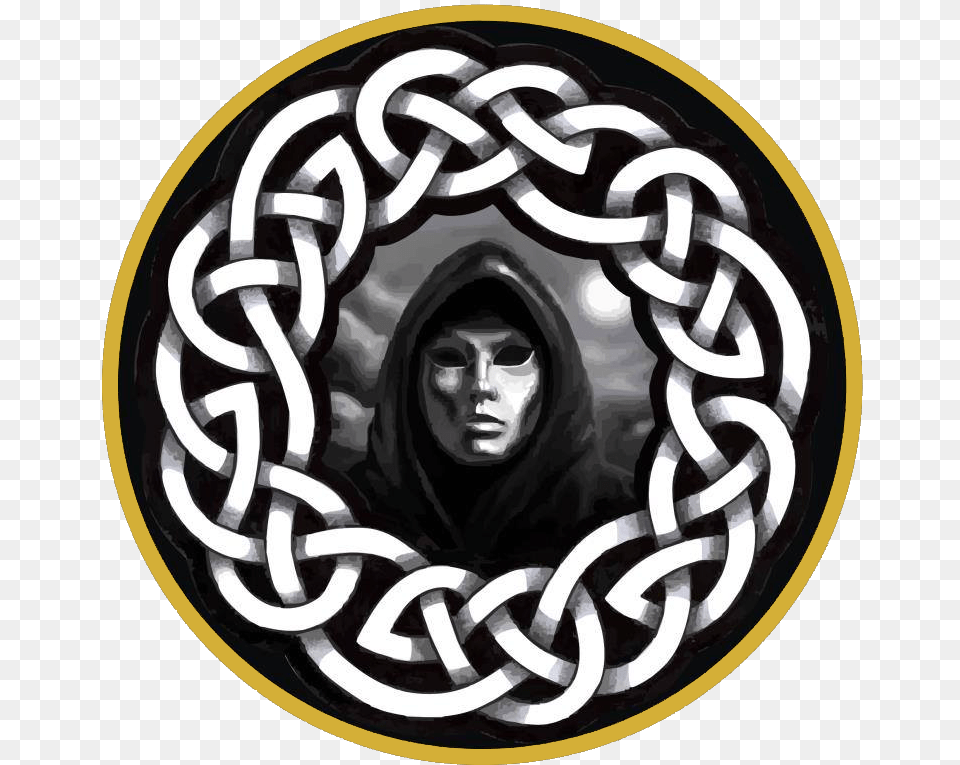 Celtic Moon Tatto Circle, Adult, Female, Person, Woman Png