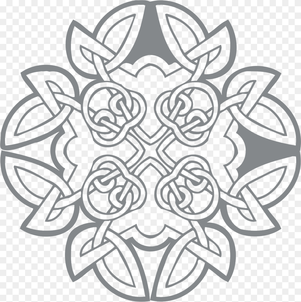 Celtic Ornament Vector Sun Carving Designs In Cricle, Gray, Leaf, Plant Png