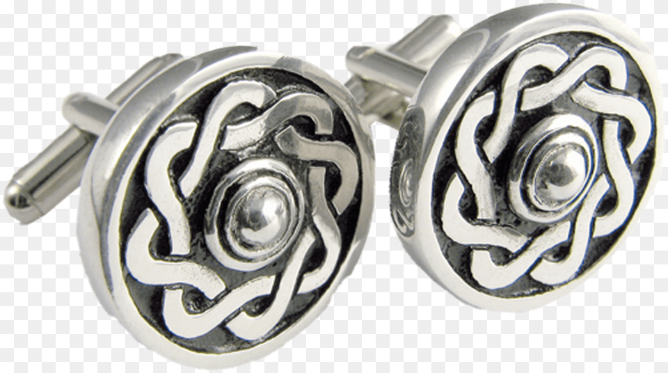 Celtic Shield Cufflinks Download Silver, Accessories, Earring, Jewelry, Machine Free Transparent Png