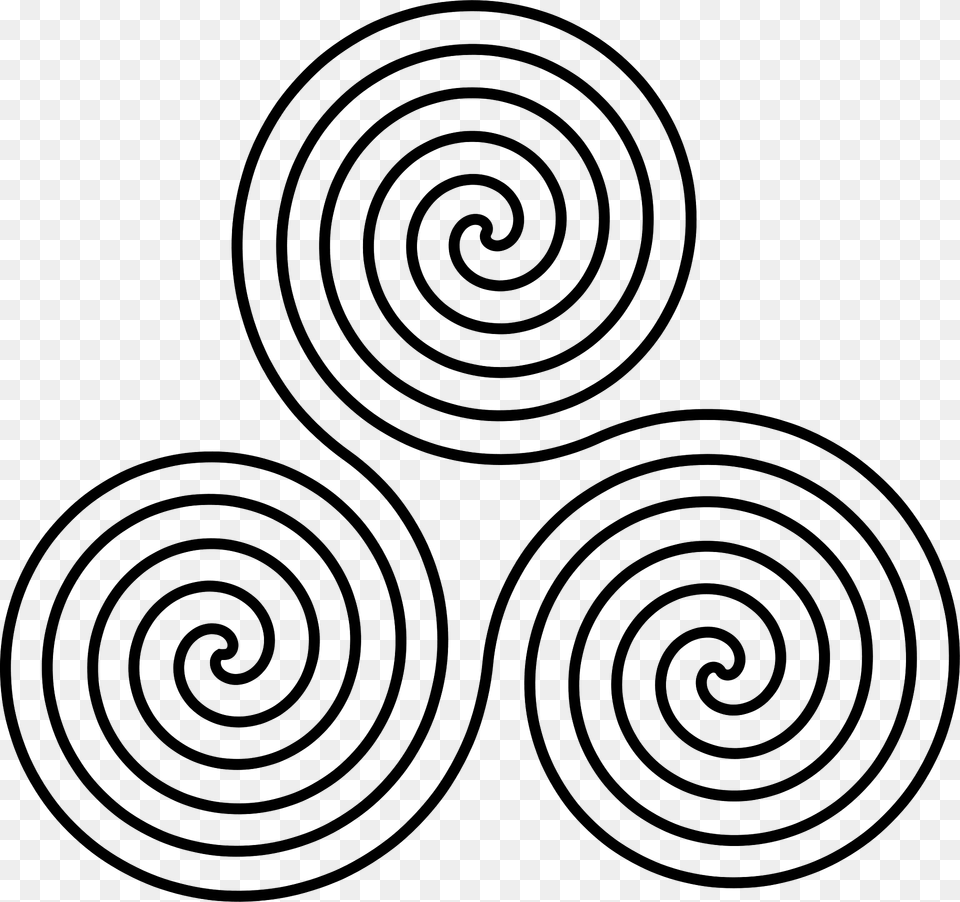 Celtic Spiral Symbol Clipart, Coil Png Image
