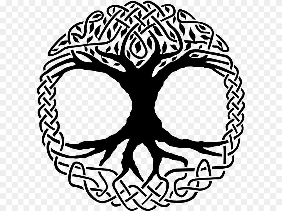 Celtic Tree Of Life And Our Logo Celtic Tree Of Life Silhouette Png