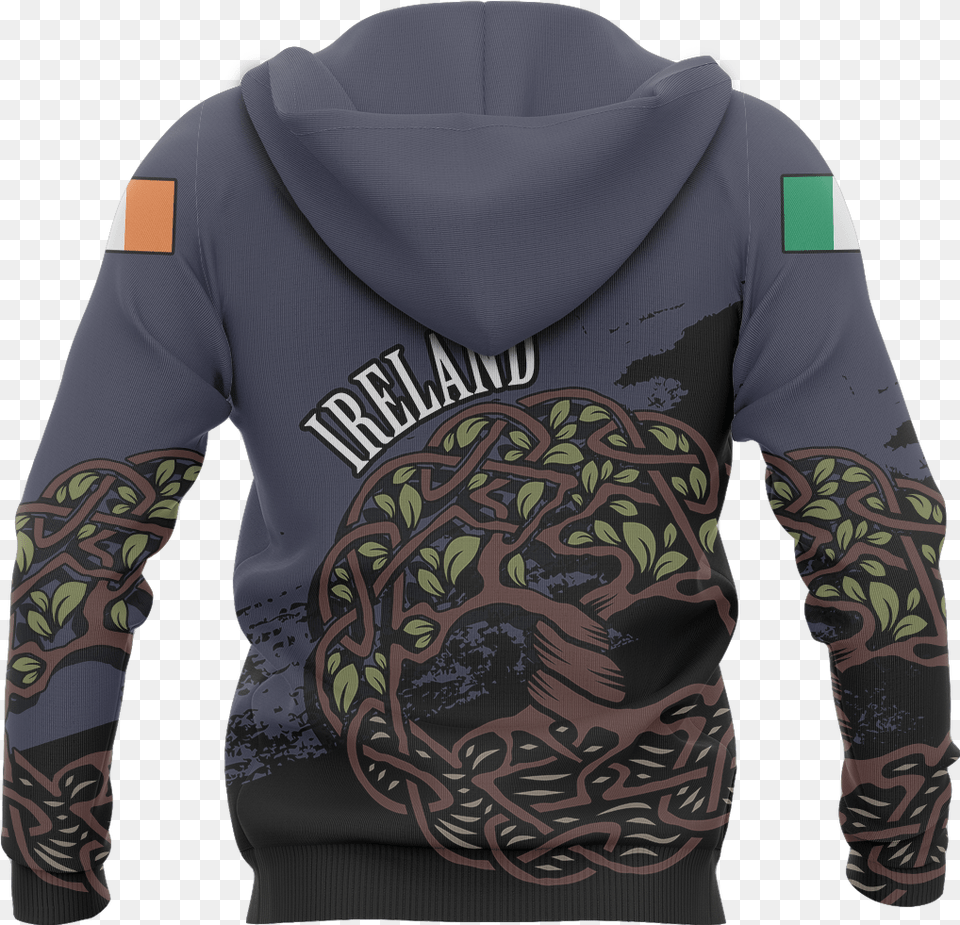 Celtic Tree Of Life Hoodie Purple Version Z2 Viking Odin Hoodie, Clothing, Knitwear, Sweater, Sweatshirt Free Png Download