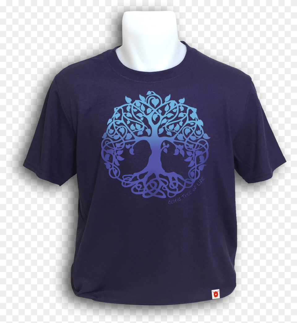 Celtic Tree Of Life T Shirt Puma Mapm Logo Tee T Shirt, Clothing, T-shirt Png Image