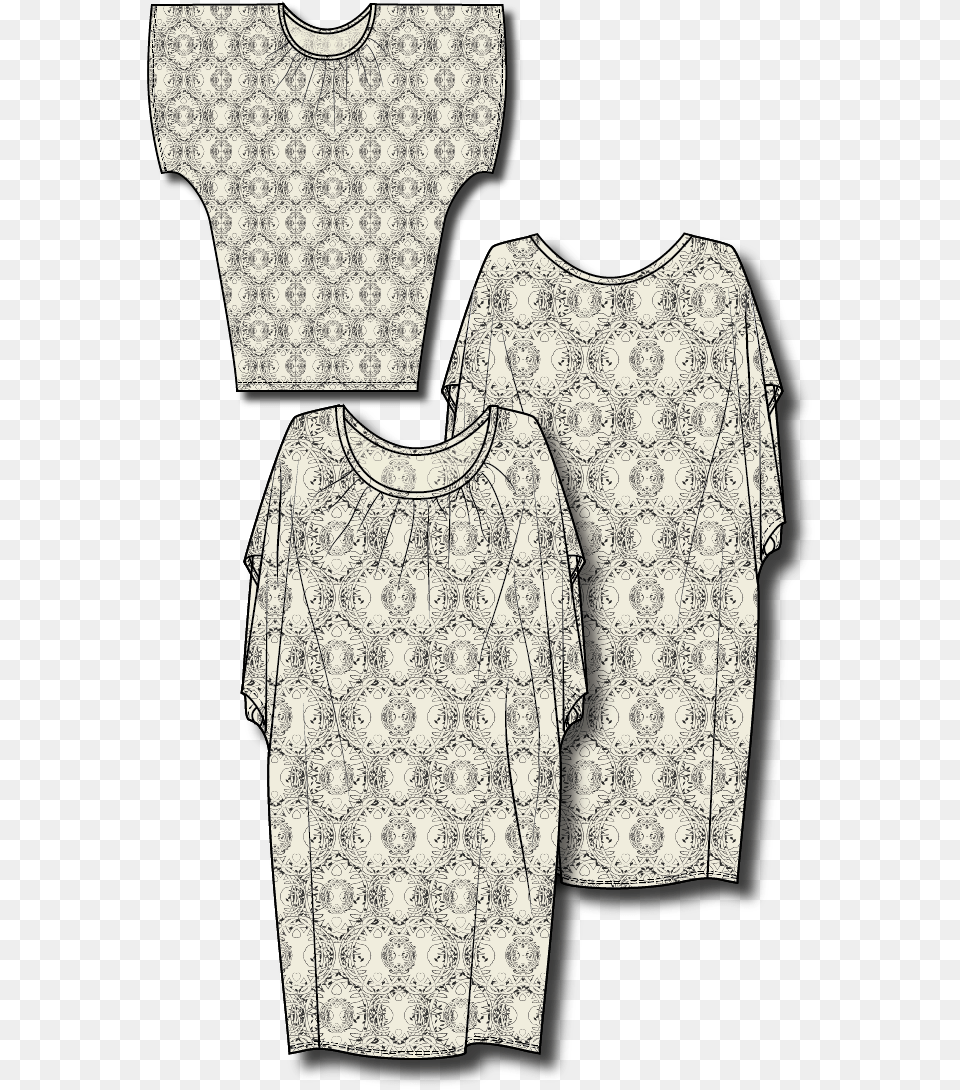 Celtic Tree Symphony All Over Print At Ejm Art One Pattern, Blouse, Clothing, Sleeve, Child Free Png