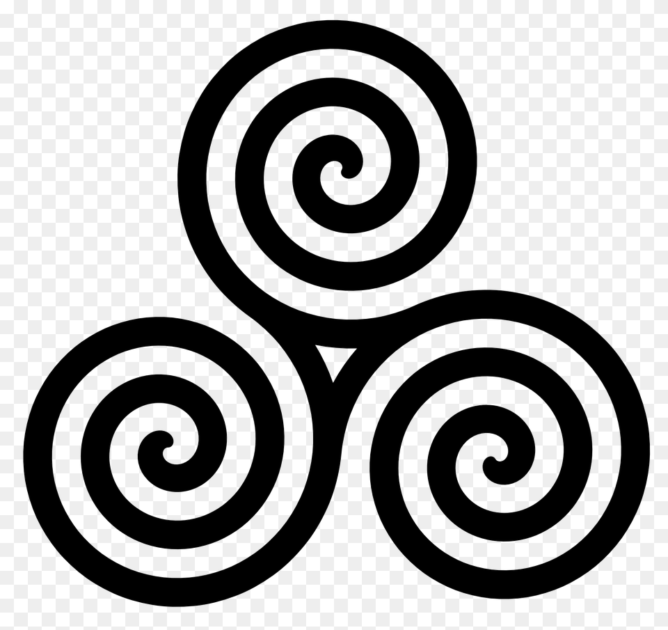 Celtic Triple Spiral Transparent Image Png