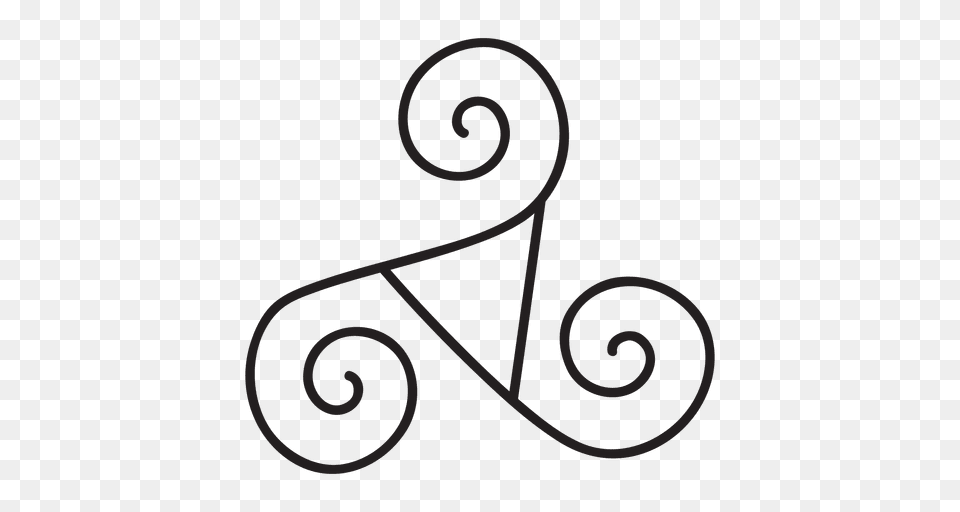 Celtic Triskelion Neo Paganism Symbol, Spiral, Device, Grass, Lawn Free Png Download