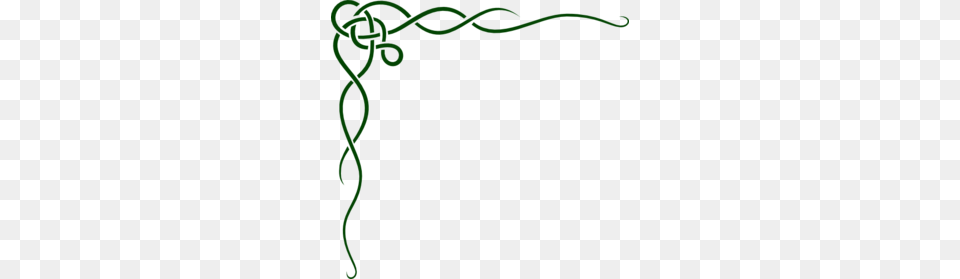 Celtic Vine Border Accent Clipart Illustration, Knot Png