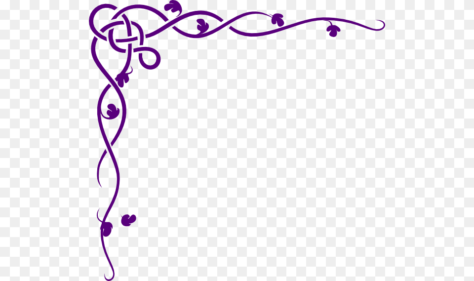Celtic Vine Purple Clip Art, Floral Design, Graphics, Pattern Png Image