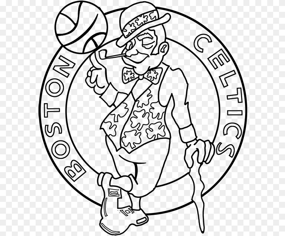 Celtics Basketball Coloring Pages, Person, Photography, Logo, Face Png