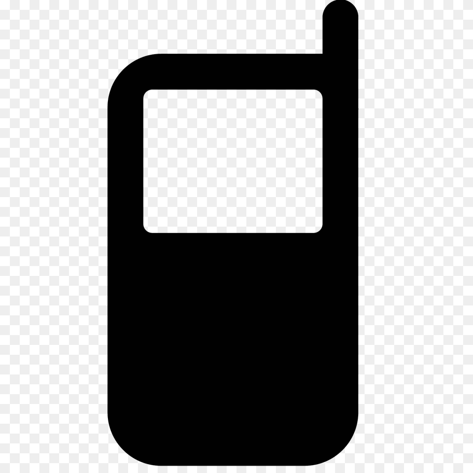 Celular Icono, Gray Free Png Download