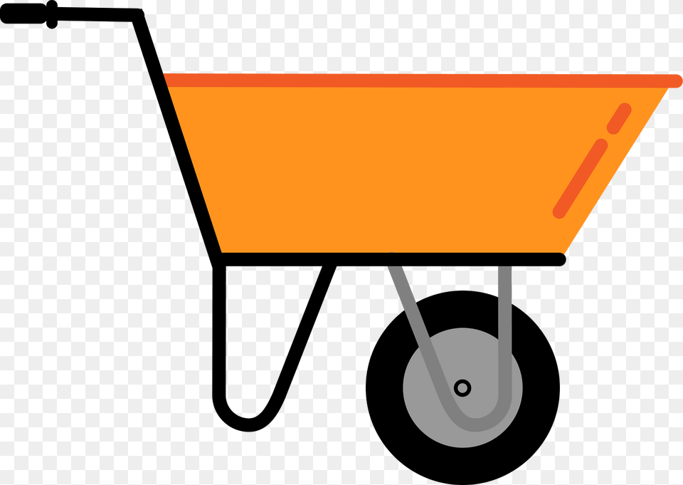 Cement Cart Clipart, Transportation, Vehicle, Wheelbarrow, Machine Free Png