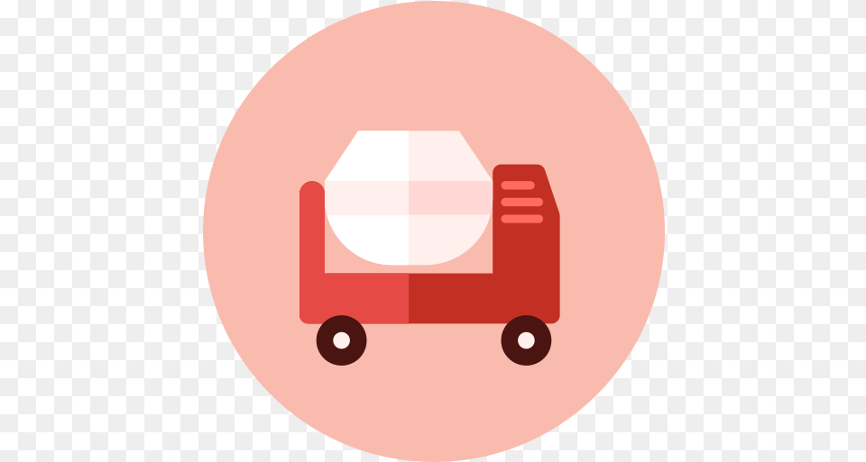 Cement Mixer Free Icon Of Kameleon Red Vertical, Shopping Cart, Disk Png