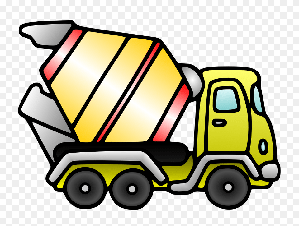 Cement Mixer Transportation Clip Art Art, Device, Grass, Lawn, Lawn Mower Free Transparent Png