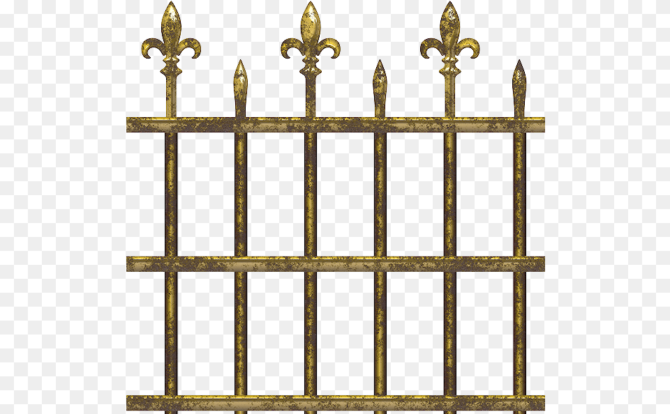 Cemetary Clipart Old Metal Fence, Cross, Symbol Png