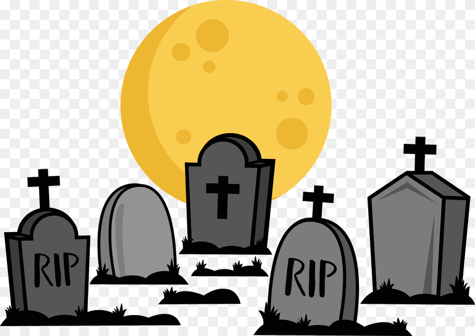 Cemetery Clipart Cemetery Grave Clip Art, Gravestone, Tomb, Nature, Night Free Png