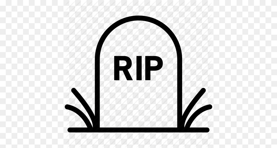 Cemetery Death Funeral Grave Halloween Rip Icon, Gravestone, Tomb Png Image
