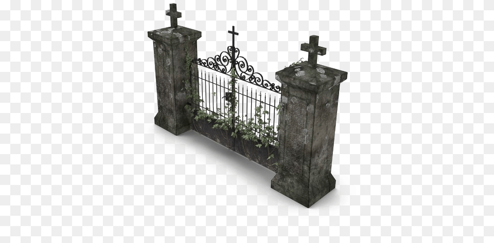 Cemetery Gates Clipart Clipart Cemetery, Cross, Symbol, Tomb, Gravestone Png
