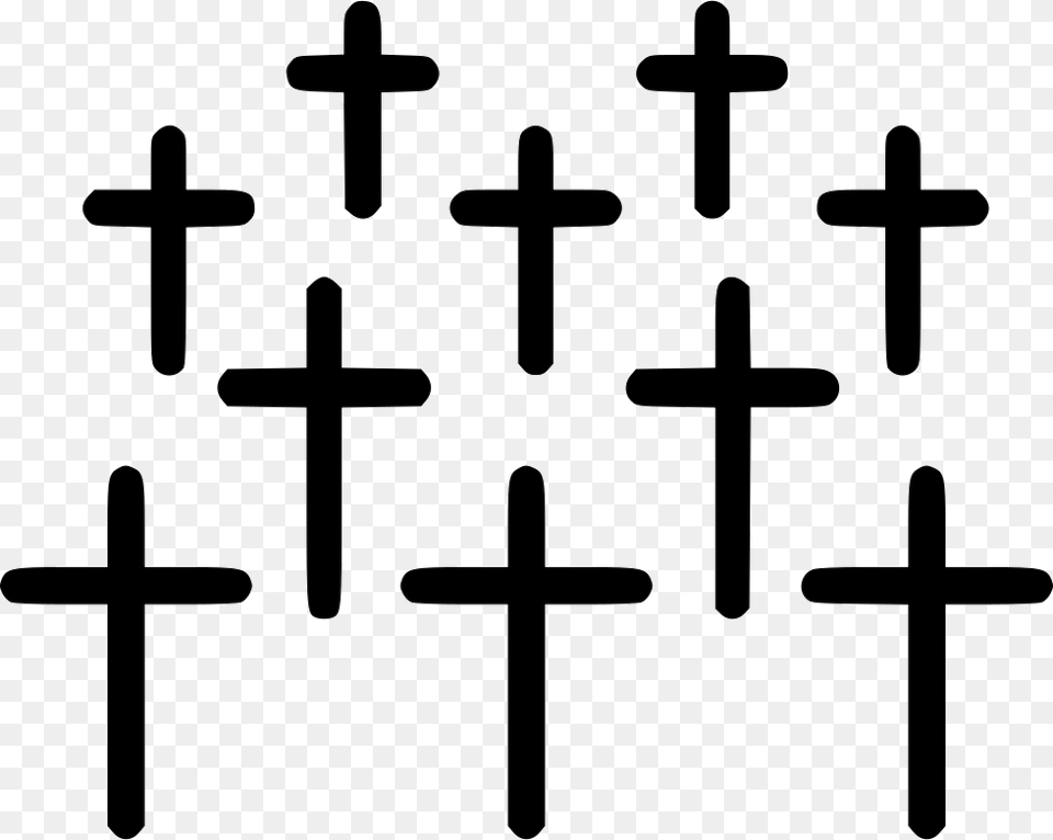 Cemetery Graveyard Necropolis Cross, Symbol, Text Png Image