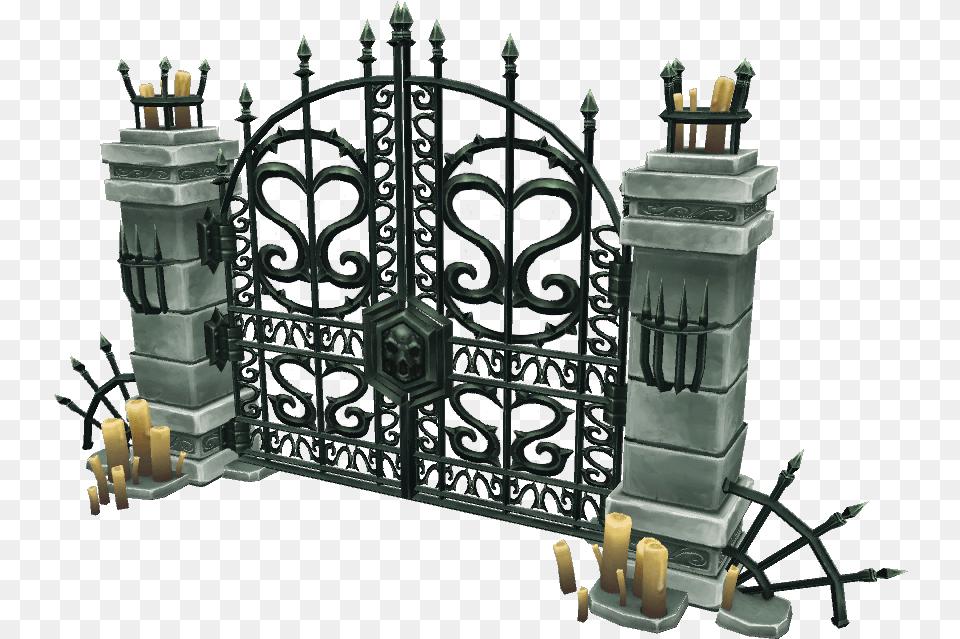 Cemetery Starter Set Cemetery Tomb Blog, Gate, Candle Free Transparent Png