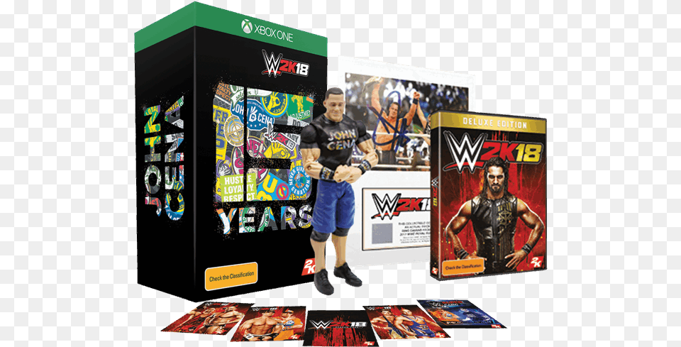 Cena Collector39s Edition Wwe 2k18 Cena Nuff, Adult, Book, Boy, Child Png Image