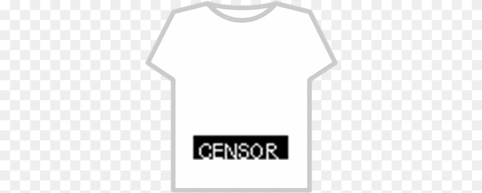 Censor Bar Leather Belt T Shirt Roblox, Clothing, T-shirt Png Image