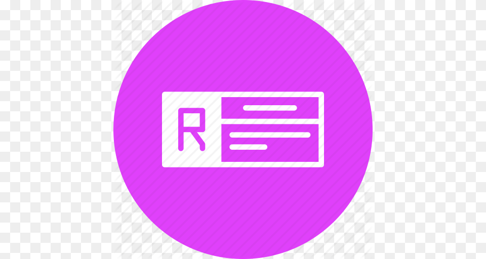 Censor Film Guidance Movie R Rating Restricted Icon, Purple, Sphere, Disk, Text Png Image