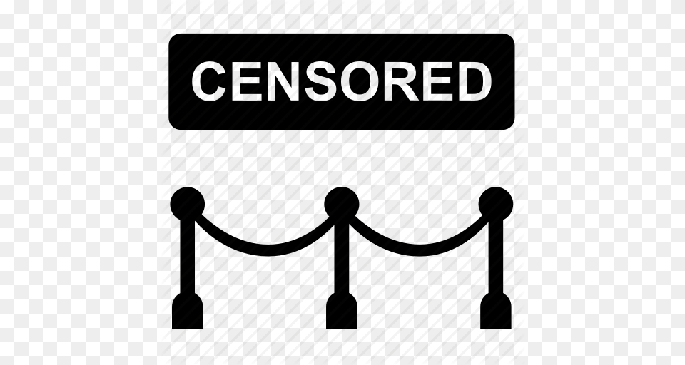 Censored Culture Exposition Museum Place Icon, Fence, Text Free Png