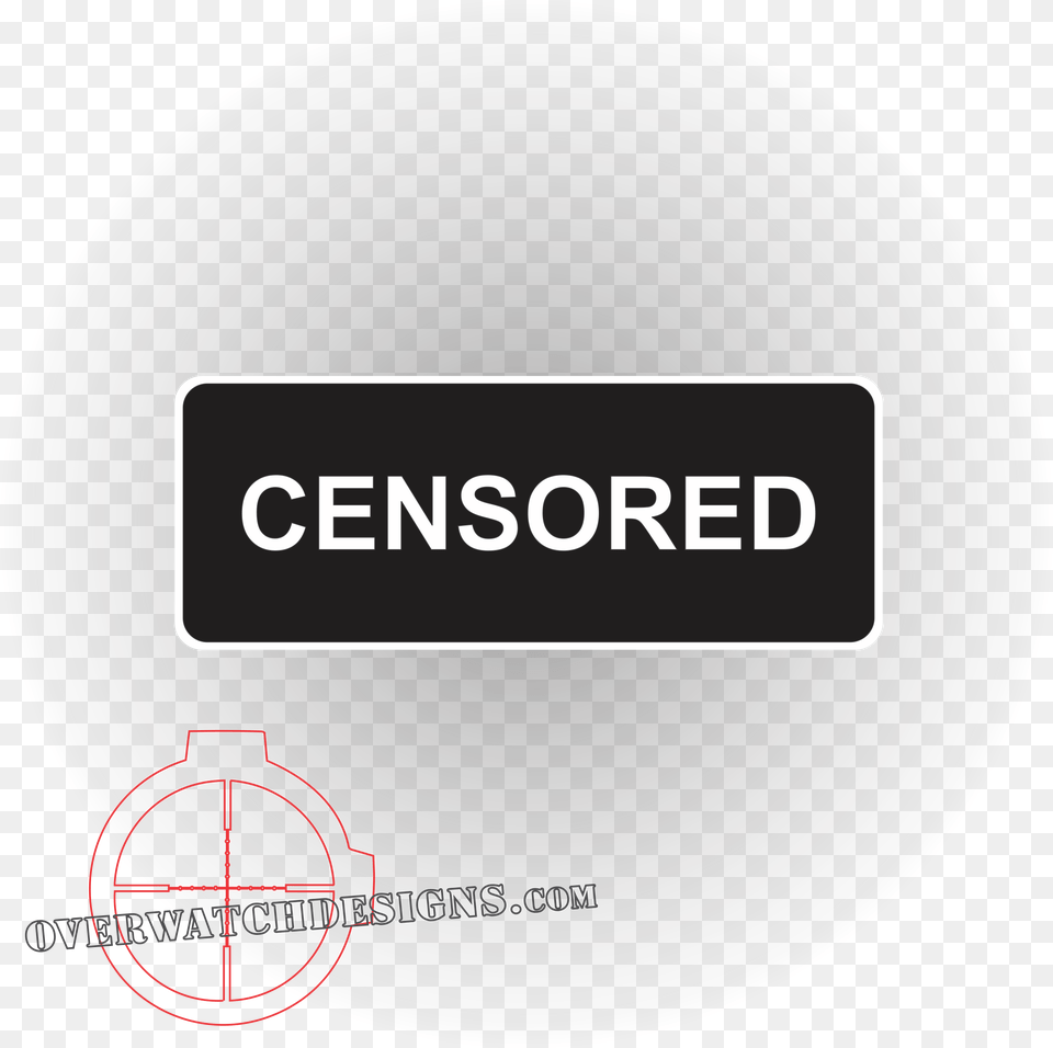 Censored Sticker Black Uncensored Sticker, Disk, Logo, Photography, Text Free Png Download