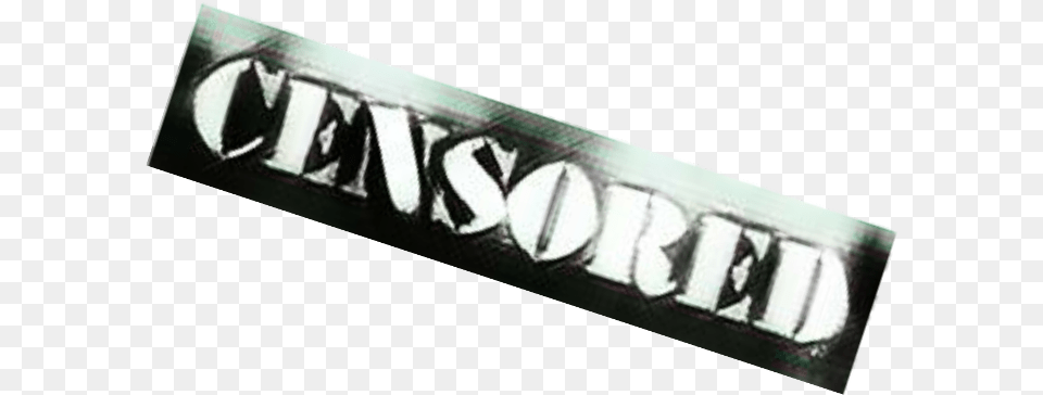 Censurado Censura Censored Stencil, Logo Png Image