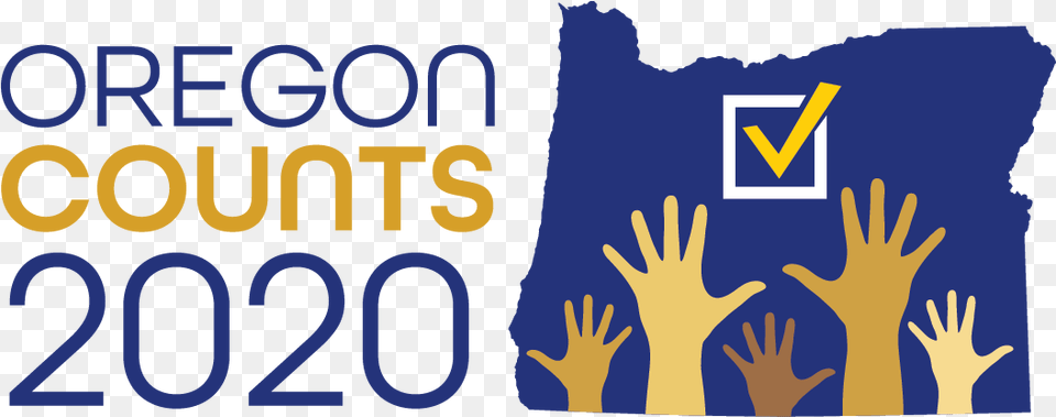 Census 2020 Logo Oregon 2020 Census Logo, Number, Symbol, Text, People Png Image