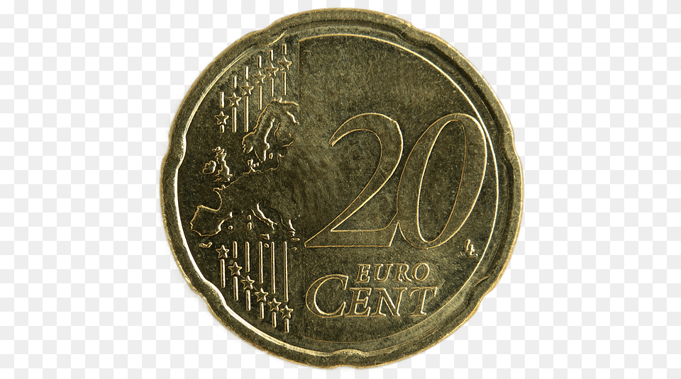 Cent Euro Cents Solid, Coin, Money Png