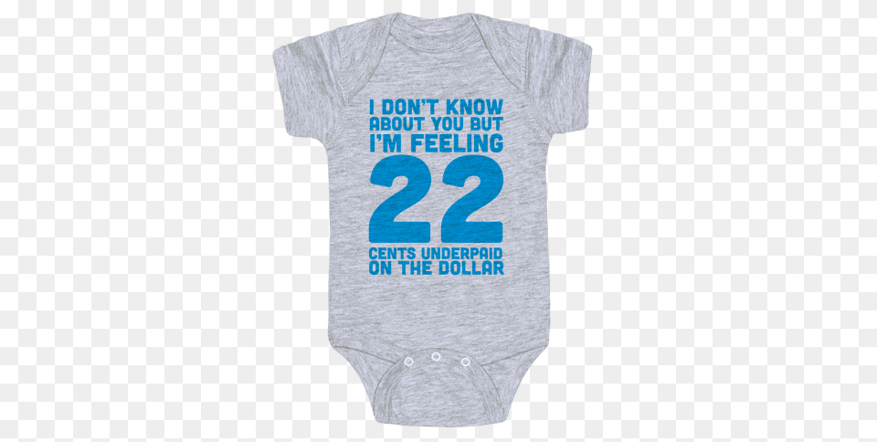 Cent Feminism Baby Onesies Lookhuman, Clothing, T-shirt, Shirt, Number Free Png Download
