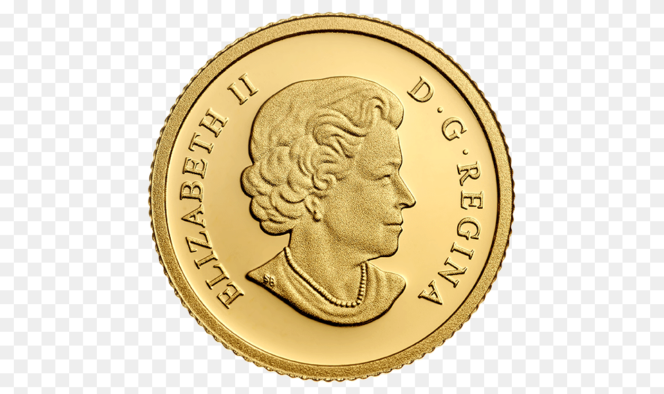 Cent Pure Gold Coin, Baby, Person, Face, Head Png Image